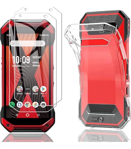 Amazon | 京セラ TORQUE 5G KYG01 レッド AUモデル SIMロック解除済